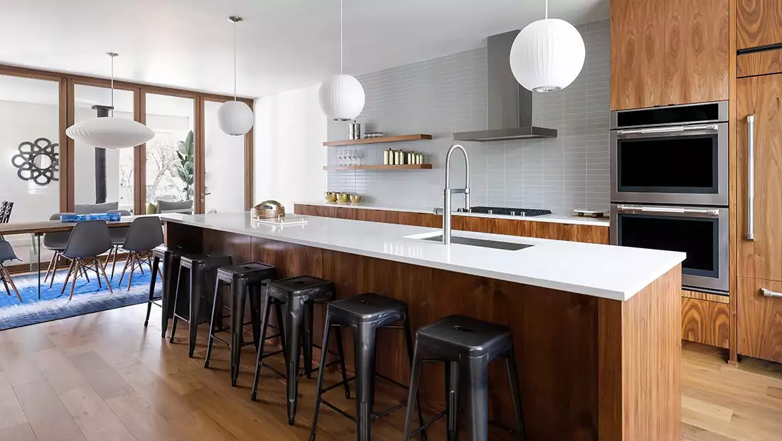 Mid-Century Modern Inspired Kitchen