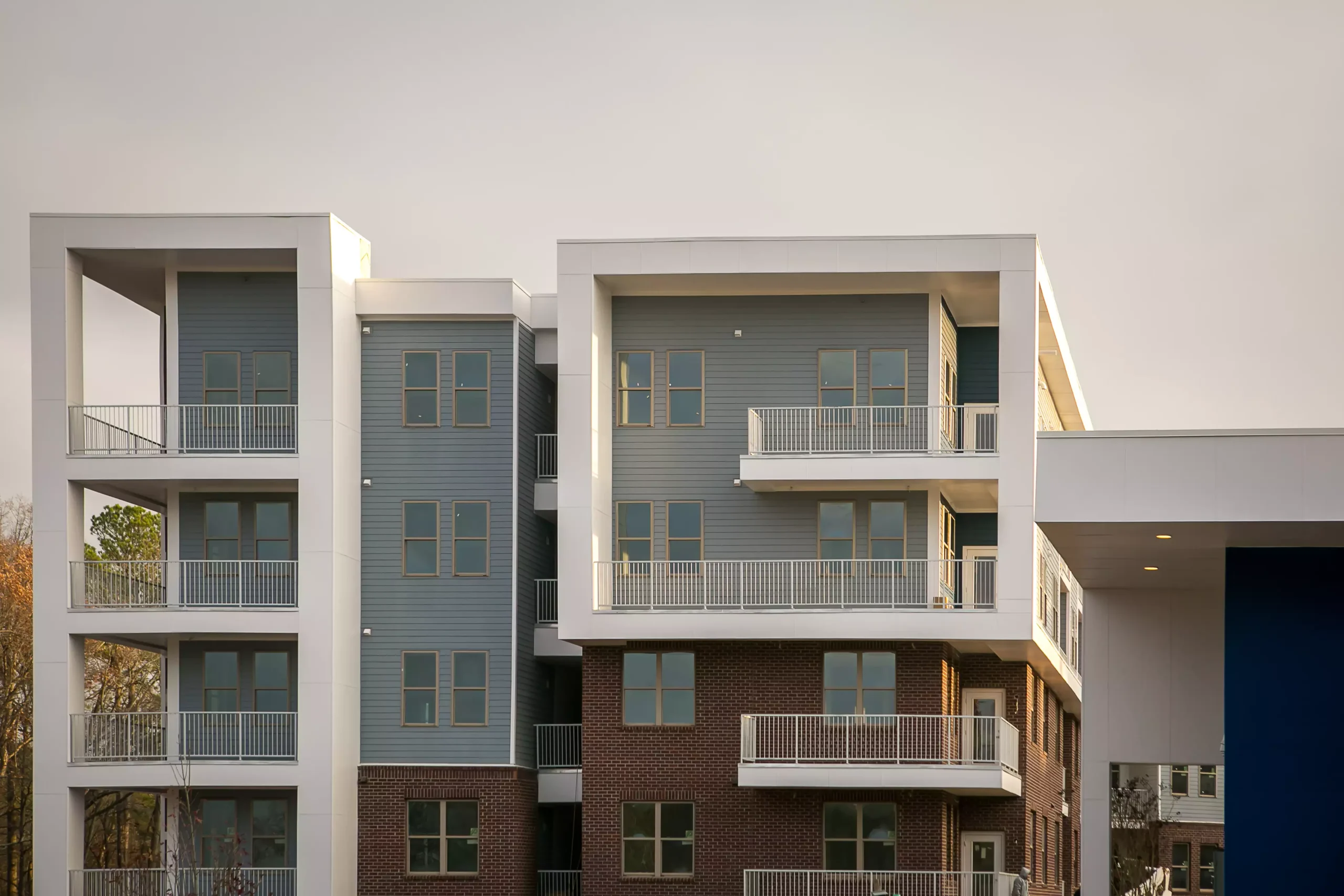 Multi-family apartment building exterior